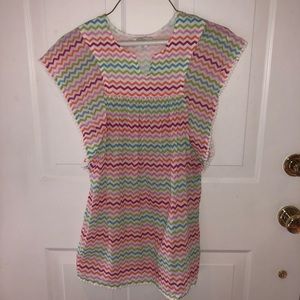 Garnet Hill Kids- Girls beach cover up